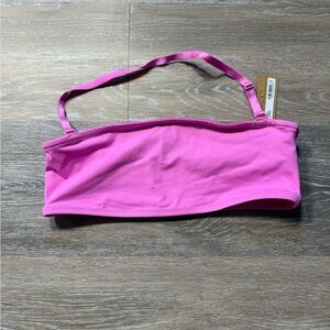 SKIMS Swim Bandeau Bikini Top - Neon Orchid